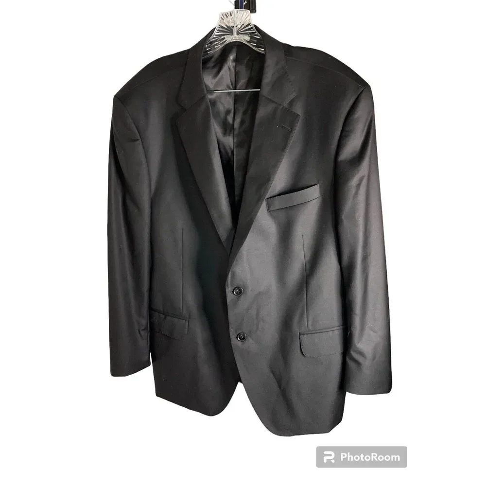 Peter Millar Mens Blazer Sport‎ Coat 2 Button Jacket Wool Size 46R Casual